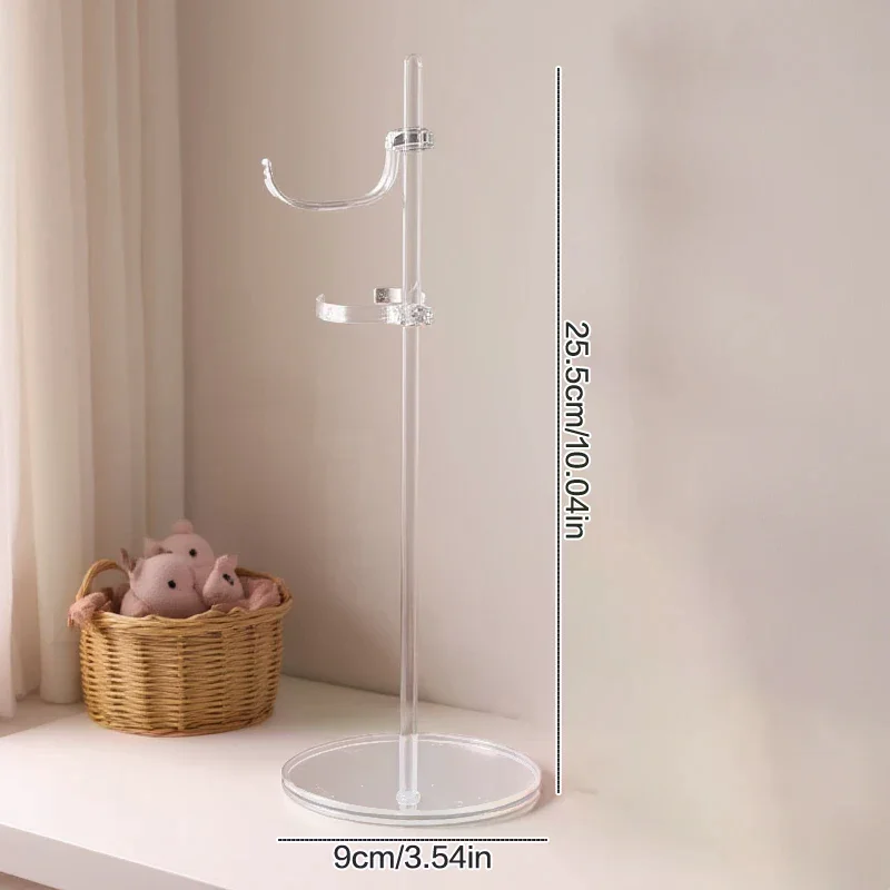 Soportes para muñecas de 5 uds., estante de exhibición Universal ajustable para muñecas, estantes transparentes, soporte para modelo de maniquí, soporte para vestido de muñeca