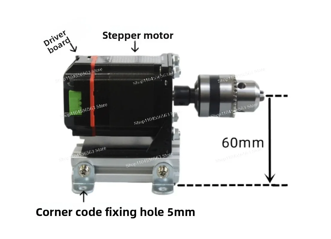 57 Closed Loop Stepper Motor Controller, Speed 1-2800 RPM Adjustable, Stepless Speed Regulation, Fixed Rotation & Delay Function