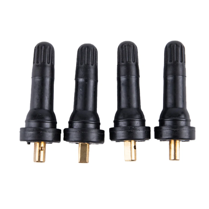 *4Pcs new Tire Pressure Sensor Valve For Tubeless Disc Wheel Rubber Nipple For TPMS