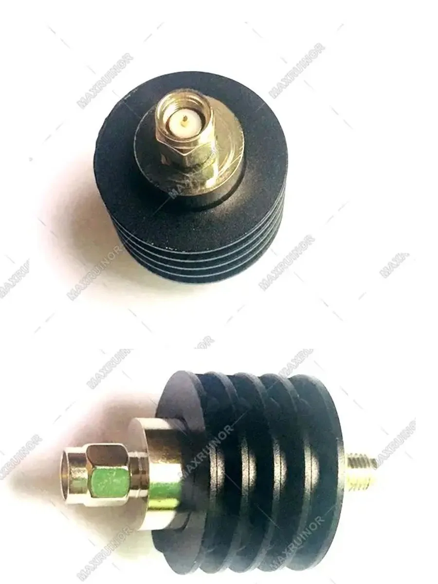 10watt 3/5/10/20/30db SMA Attenuator male to female sma-jk Frequency  DG-6GHz with Heat sink Coaxial Fixed Attenuator Connectors