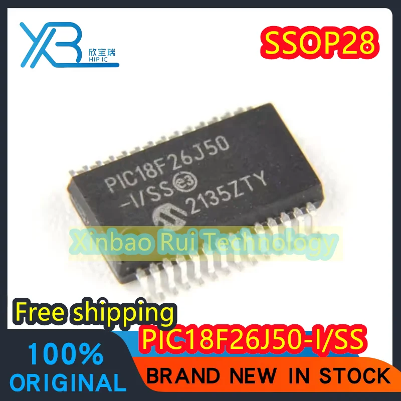 

(1/10pieces) PIC18F26J50-I/SS PIC18F26J50 SMD SSOP28 8-bit microcontroller MCU 100% brand new original Free shipping