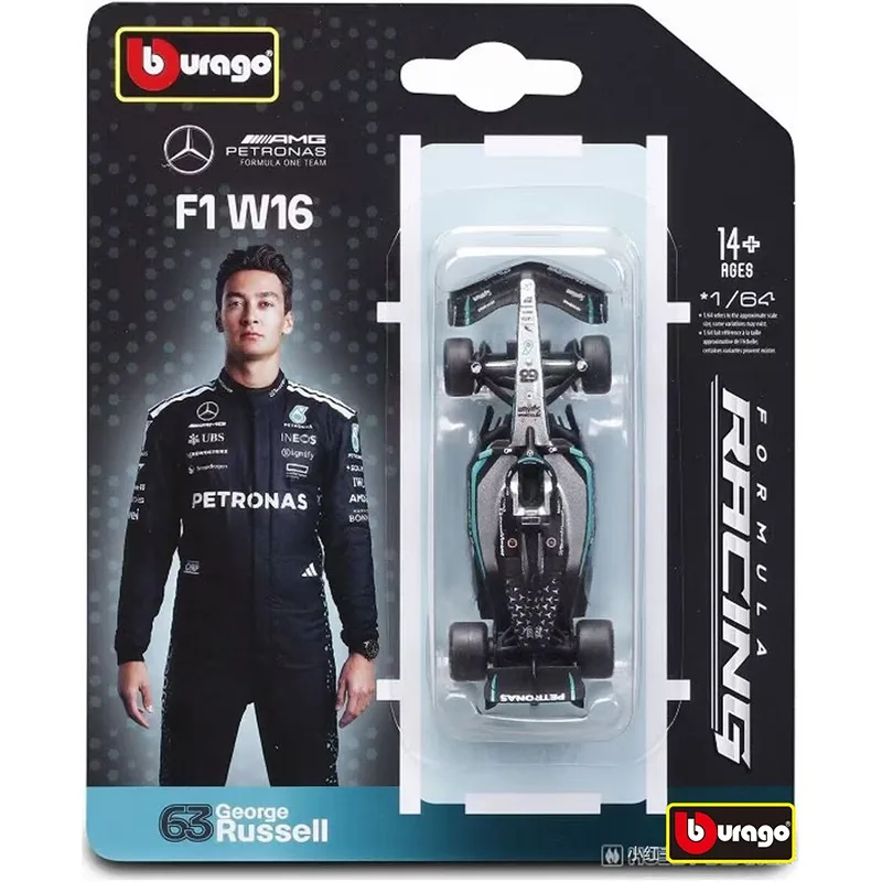 جديد Bburago 1:64 F1 2025 RB21 MCL39 SF25 W16E 2025 ماكس Verstappen سبيكة دييكاست نموذج سيارة تحصيل