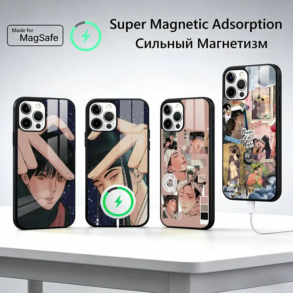 

P-Painter Of The Night Comics Phone Case For iPhone17,16,15,14,13,12,11 Plus,Pro Magnetic For Magsafe Wireless Charging
