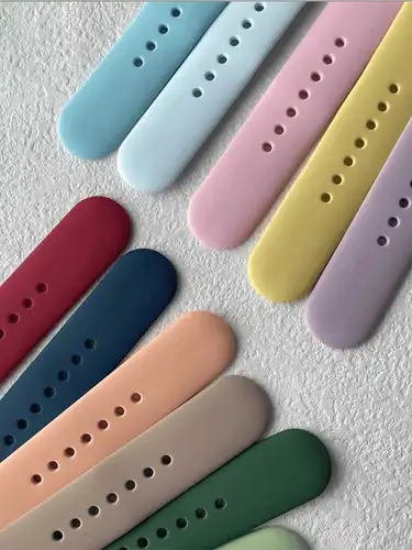 Imagen 1 del producto Correa de silicona para Apple Watch band 45mm 41mm 44mm 40mm 49 42mm 38mm pulsera deportiva correa iwatch Series Ultra 10 8 7 se 6 5 4 3