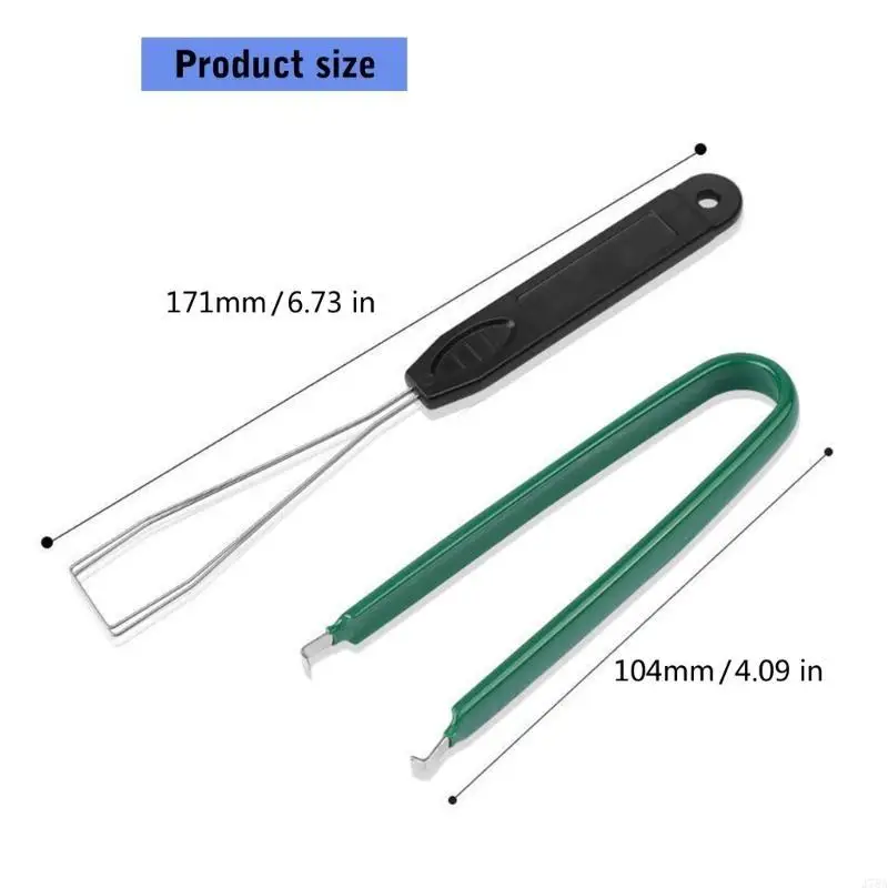 J78A Solid Steel Solid Puller Puller Keycap Puller Untuk Keyboard Sakelar Penghapusan