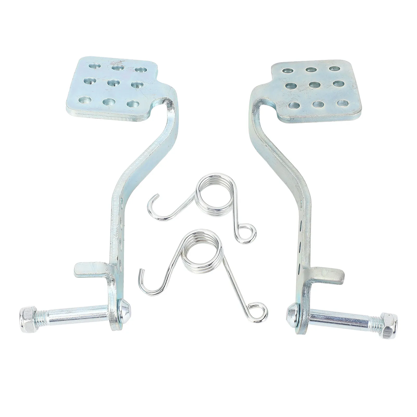 

Go Kart Pedals Kit Anti Slip Go Kart Brake Throttle Pedal with Return Springs for 212cc 196cc 6.5hp 5.5hp Road Rocket new