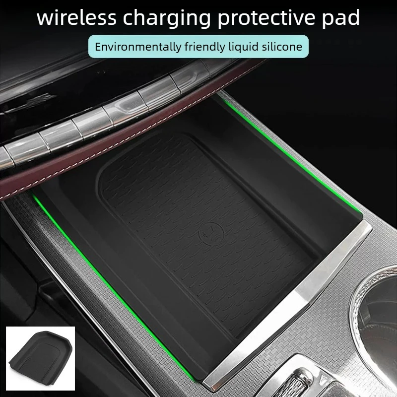 For Cadillac XT5 2025-2026 Wireless Charging Pad Supplies Central Control Mobile Phone Pad Interior Decoration Accessories Tools