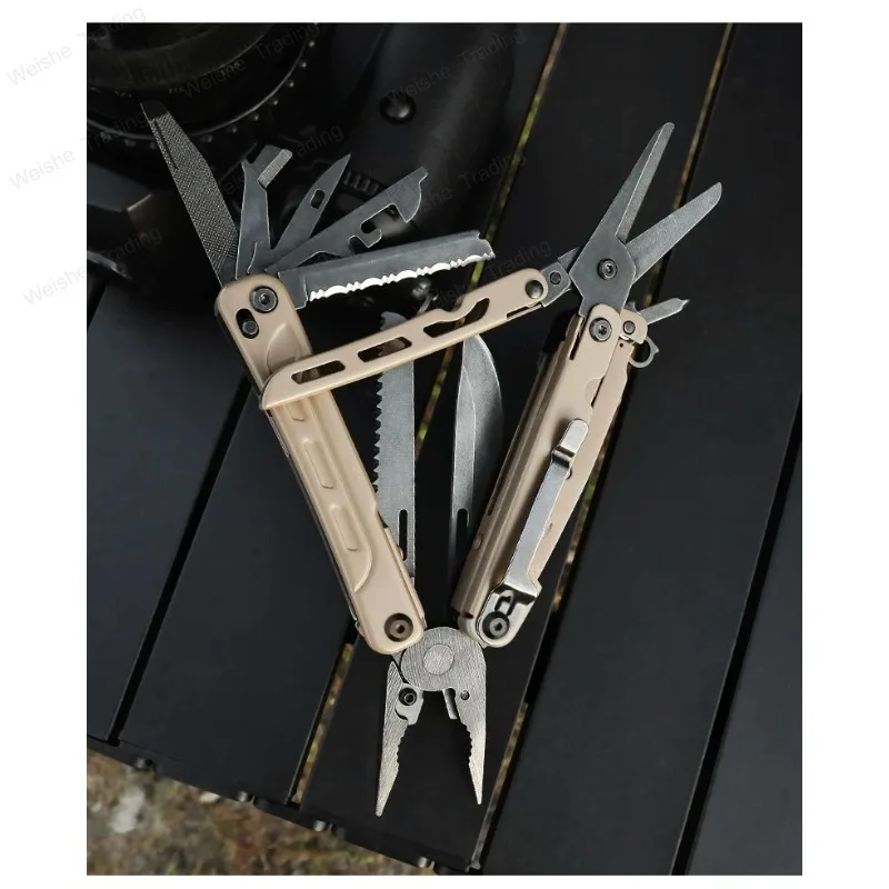

Folding knife outdoor multi-function tool pliers, survival camping emergency equipment