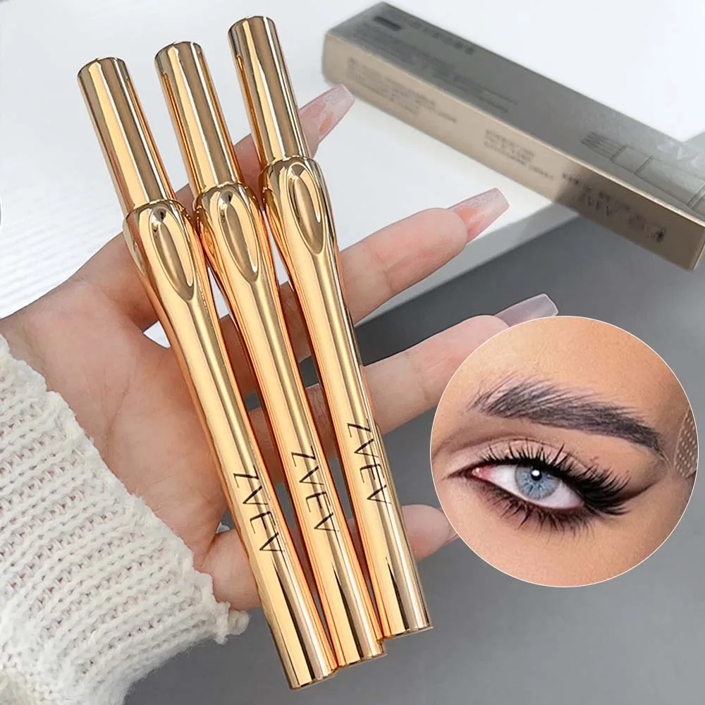 0.01mm Positioning Eyebrow Pencil 4 Point Ultra-fine Long Lasting Eyebrow Tattoo Pen No Blooming Waterproof 3D Wild Brow Makeup