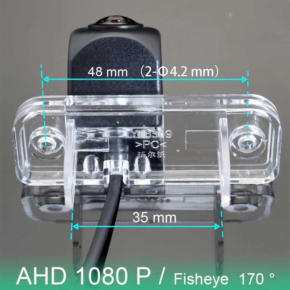 2.4 Ghz Wireless FishEye Vehicle HD Rear View Camera For Mercedes Benz A209 C209 CLK270 CLK320 CLK350 CLK55/63 AMG 2002~2009