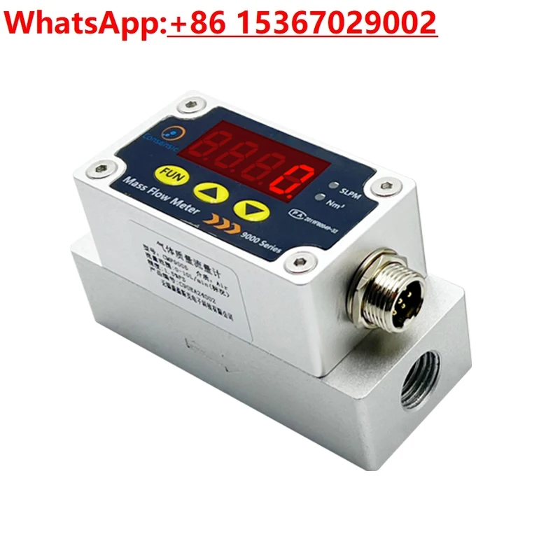 Micro gas flowmeter Air oxygen digital display High precision thermal gas mass flowmeter CMF9002