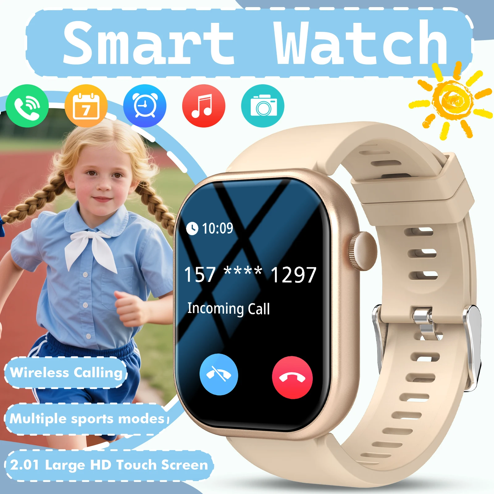 Hot Sale 2.01-inch HD Touchscreen Smartwatch - Wireless Call