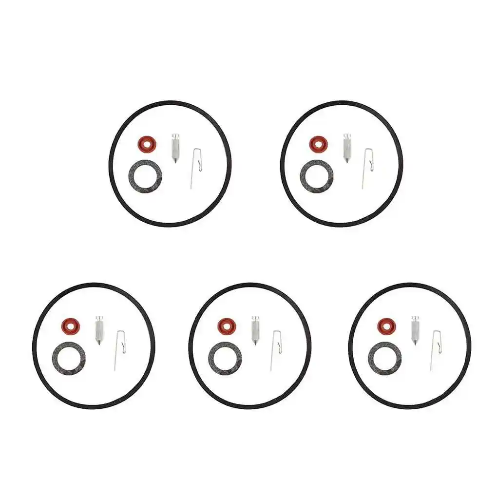 

5-комплект комплекта для ремонта карбюратора, прокладка чаши иглы и сиденья, заменяет TECUMSEH 631021 B Механические ремонтные комплекты