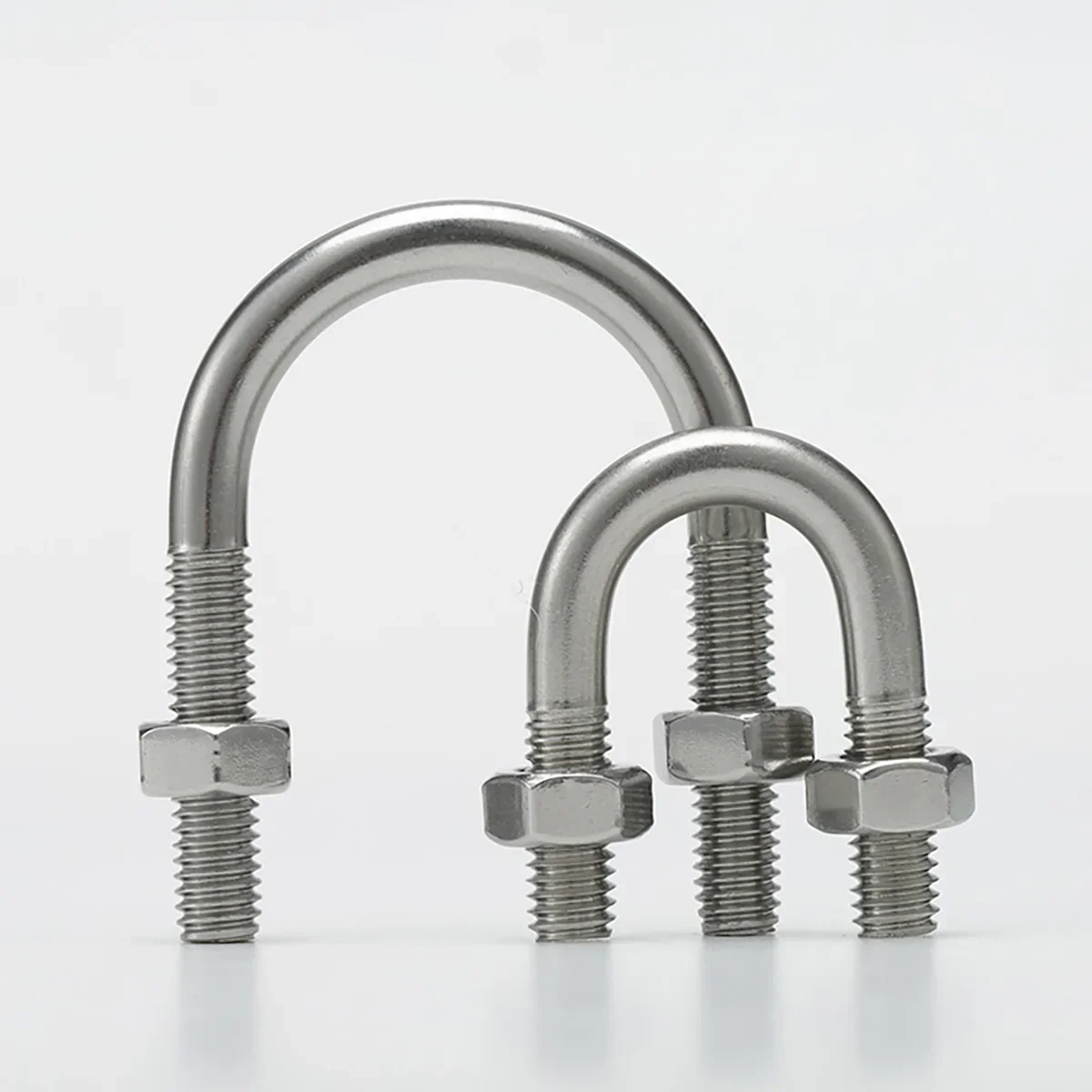 304 Stainless Steel U-Clip / U-Bolt With Screw And Nut Set / Riding Fixed Clip  M6M8