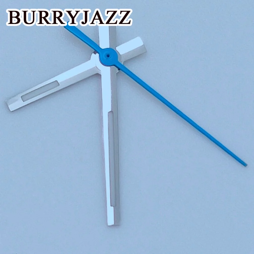 BURRYJAZZ NH35 NH36 NH38 7S26 7S36 4R35 4R36 tangan arloji perak biru perak merah emas mawar emas tangan bercahaya hijau