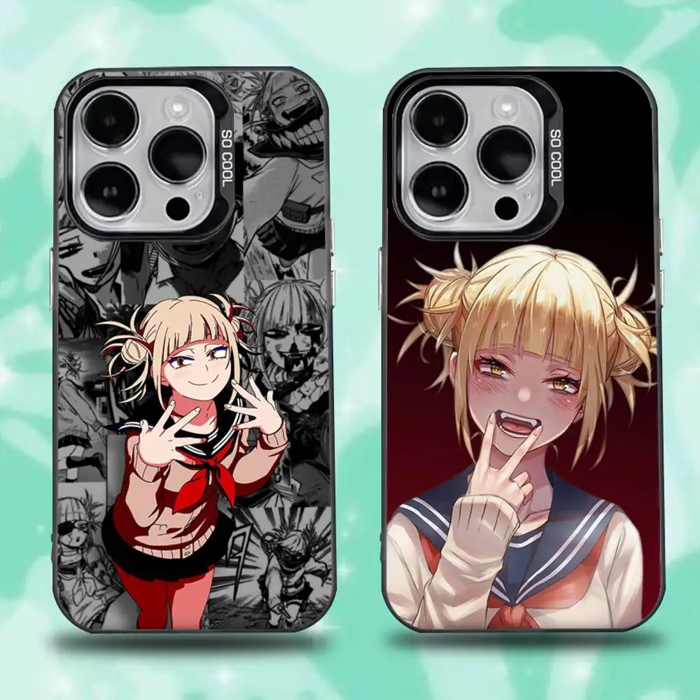 

Toga Himiko My Hero Academia Phone Case For iPhone 16,15,14,13,12,11,Mini,Pro,E,SE4,XS,MAX Black Candy Matte Cover