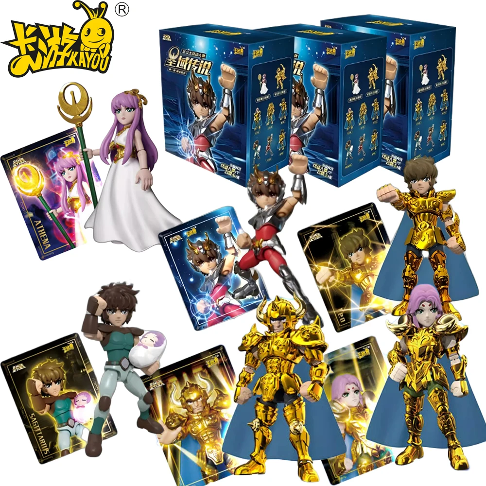 

Фигурка KAYOU Saint Seiya, слепая коробка, Sanctuary Legend, 1st Series, креативные и искрящиеся настольные украшения, фантастические подарки