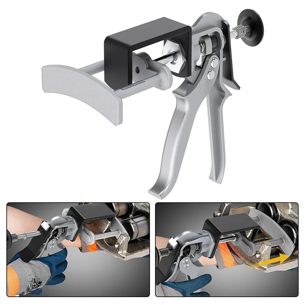 

Auto Repair Tool Gray Brake Caliper Tool Stainless Steel Material Compatible With Disc Brakes Easy To Use Design