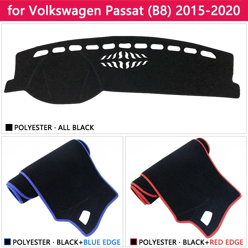 Dashboard Cover Slip Mat Accessories Dashmat Carpet for VW Passat Volkswagen Variant Alltrack 2016 2018 2015 2017 2019 2020