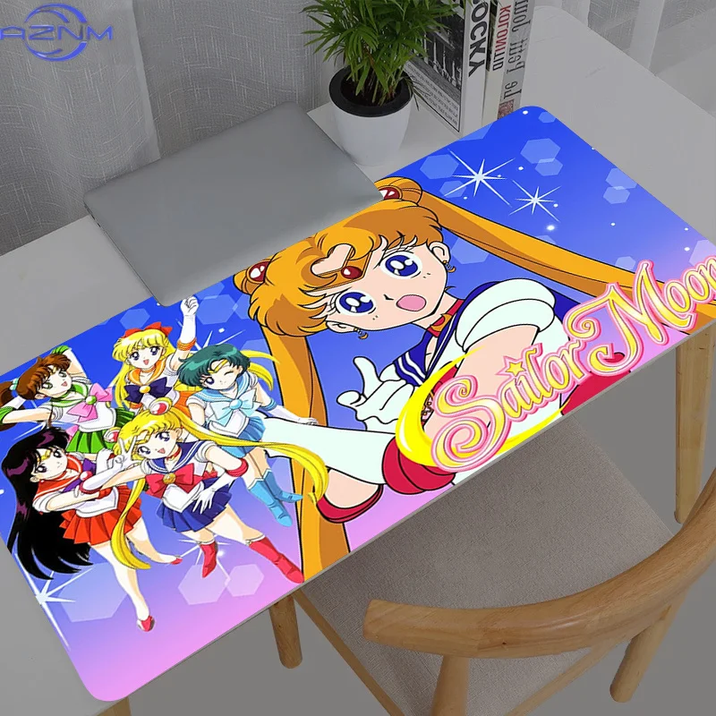 Mouse Pad Sailor Moon Computer Speed Type Carpet Mat For New e-sports Players Laptop Keyboard Mousepad Office Desk Mat