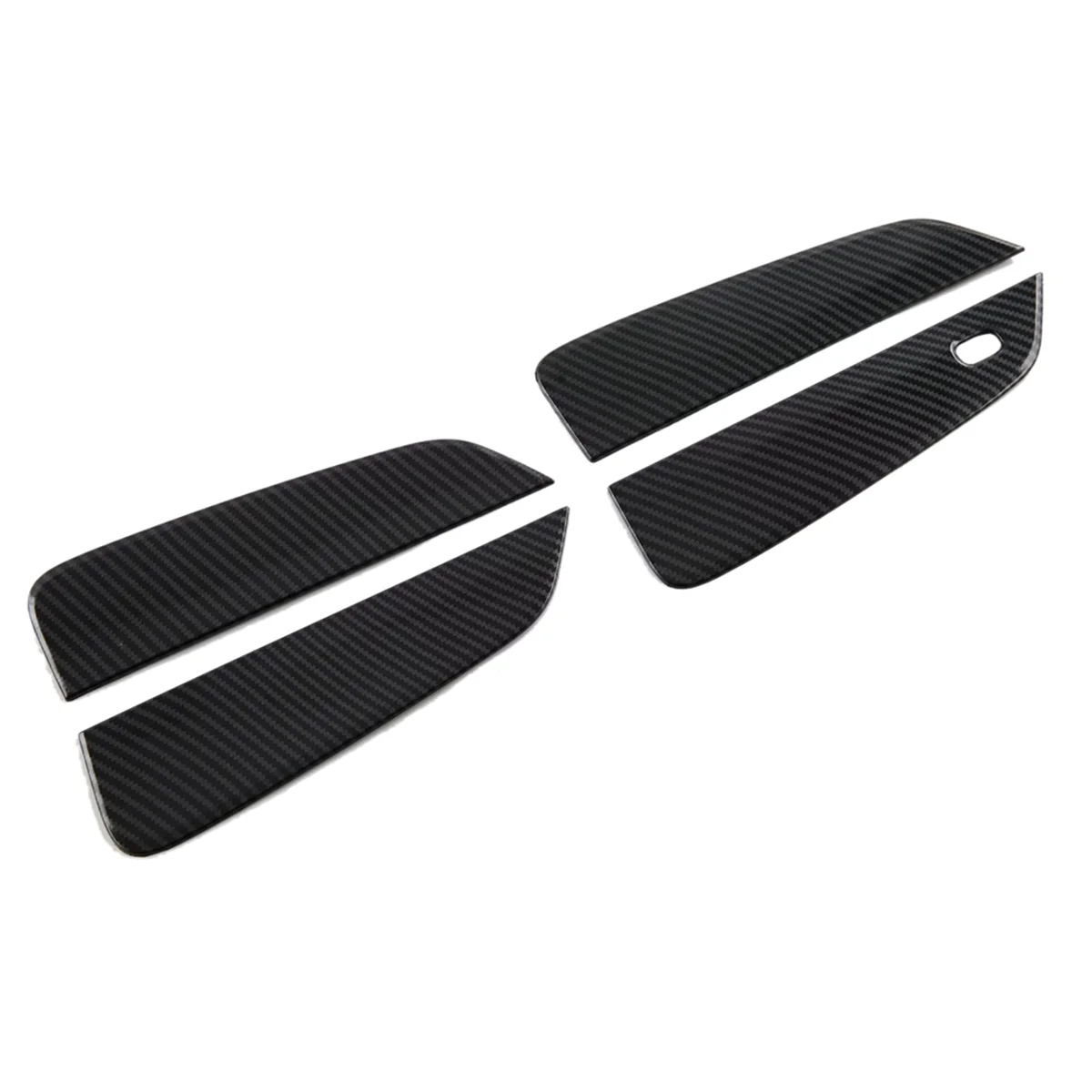 Carbon Fiber Color Car Outside Exterior Door Handle Cover Trim Protective for BYD Dolphin Mini/BYD Seagull