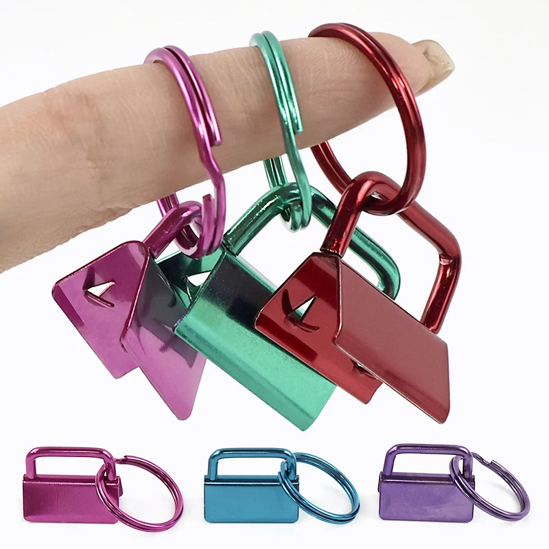 

20Pcs 20/25/32mm Keychain Hardware Webbing Strap Carabiners O Ring Hook Belt Wallet Metal Tail Clip Buckle DIY Crafts Supplies