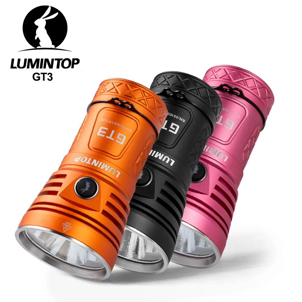 Outdoor Camping Lantern Powerful 21000LM EDC LED Flashlight 18650 Li-ion IP68 Waterproof Floodlight Self Defense Light Lamp GT3