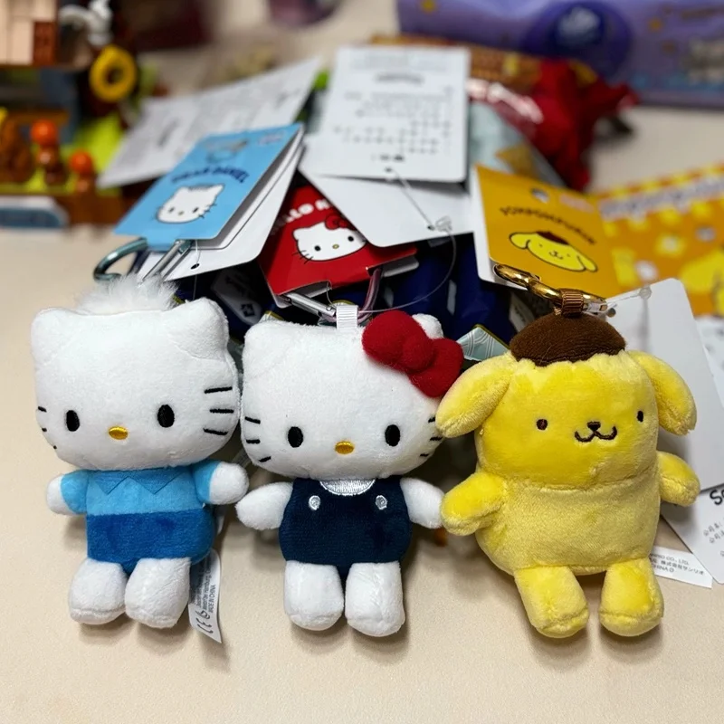 サンリオコレクタブルシリーズぬいぐるみペンダントハローキティマイメロディクロミポムポムプリンソフトぬいぐるみ漫画バッグ装飾コレクター向け