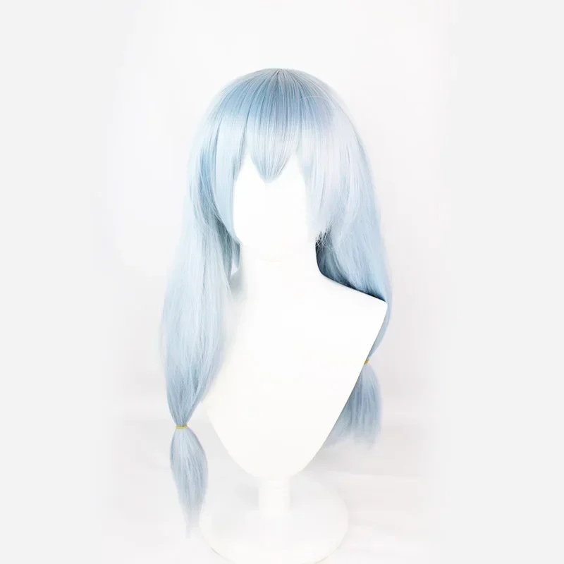 Anime Cosplay Perücken Hitzebeständige Synthetische Perücken Jujutsu Kaisen Mahito Cosplay Lange Weihnachts-Silber-Blau-Graue Perücke
