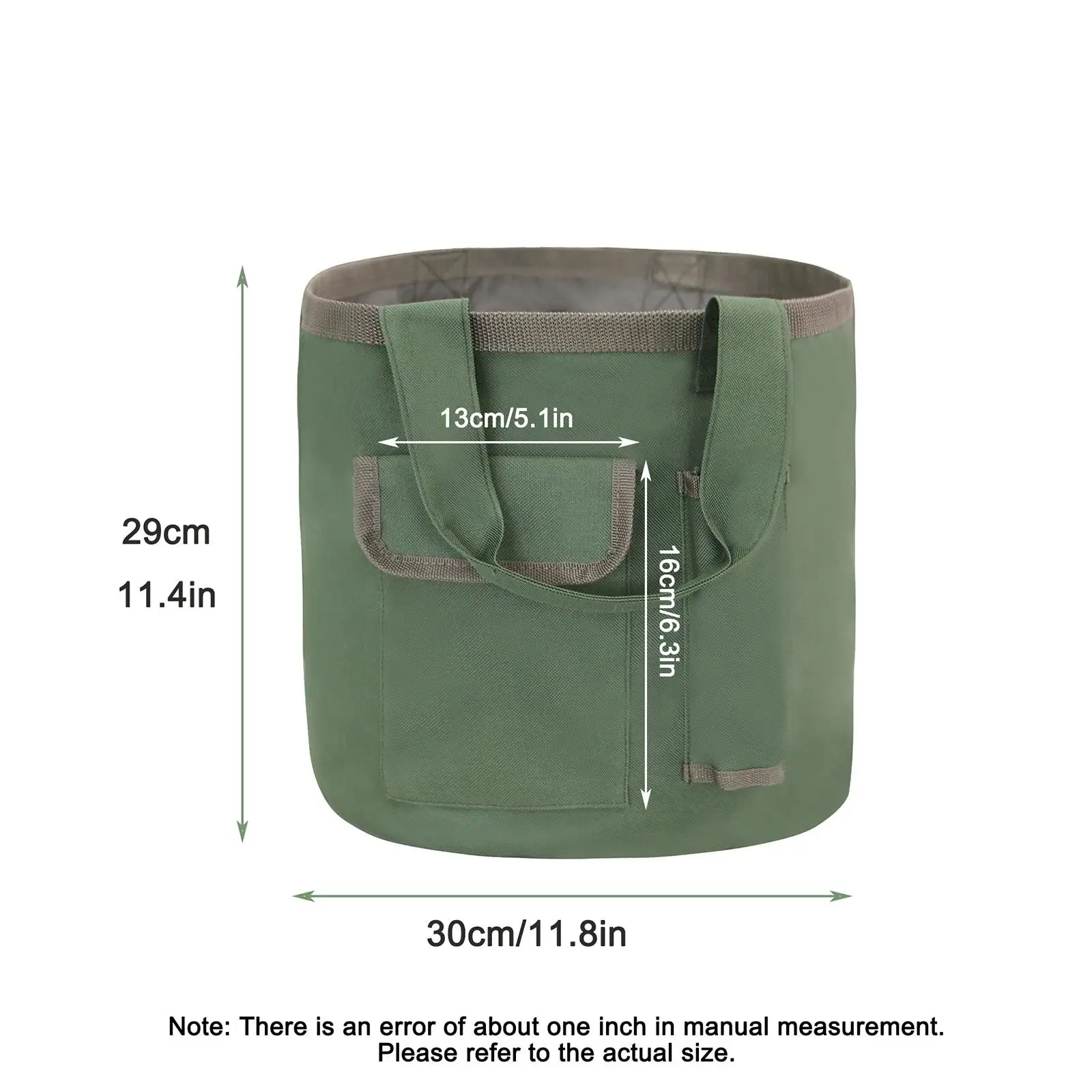 

Bucket Tool Organizer with Pockets Portable Traveling Oxford