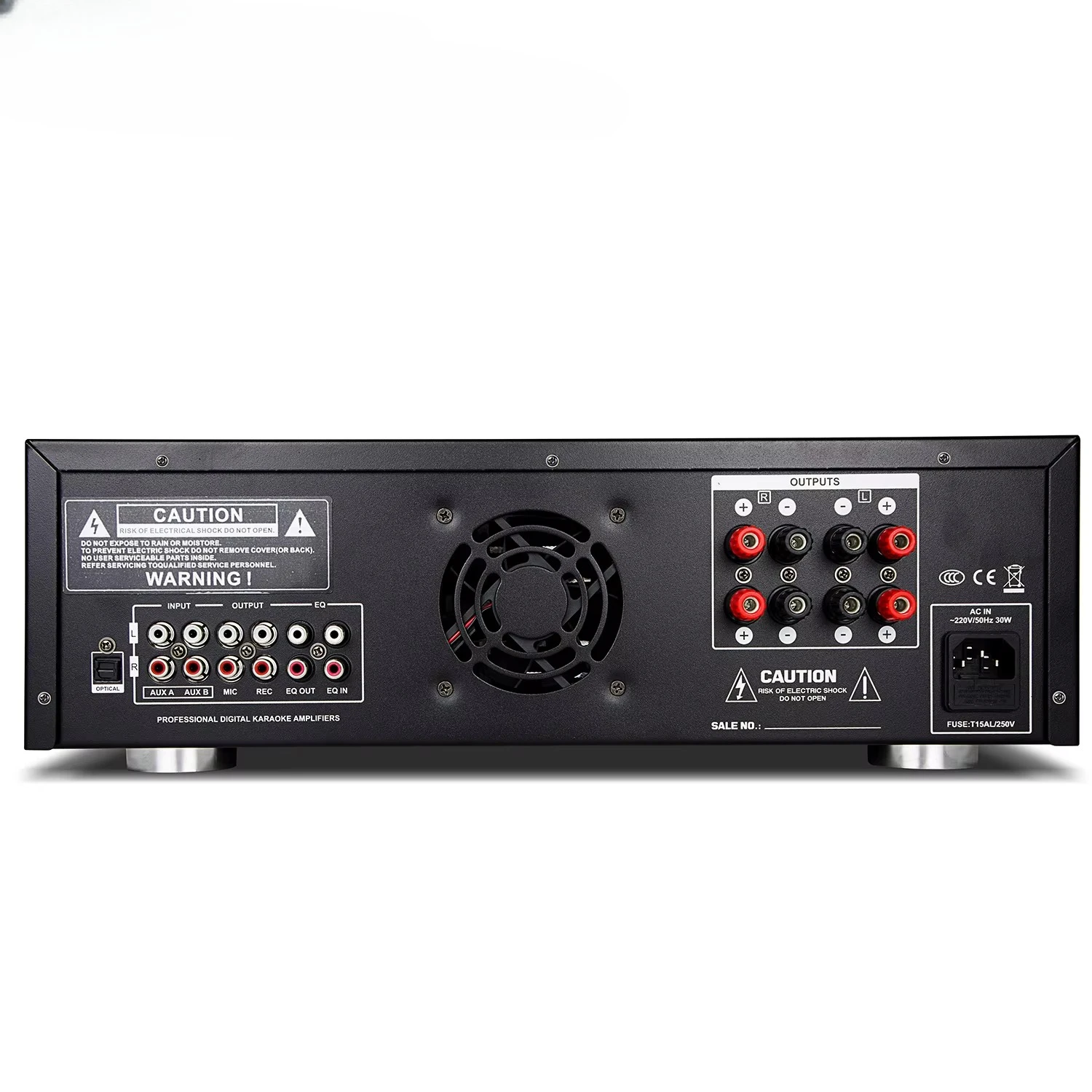 New Professional Sound Amplifier Preamplifier Audio High-power Karaoke Amplifier with USB and BT Amplifier view 2
