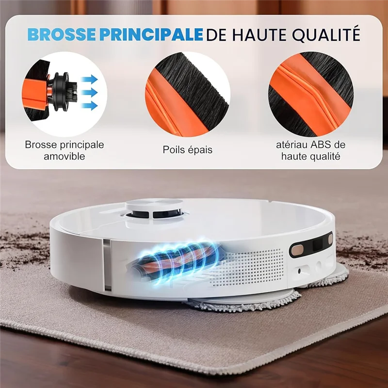 M17K-Accessory For Xiaomi X20+ Robot Vacuum Cleaner Main Side Brush Hepa Filter Mop Cloth Dust Bags Replacement Parts