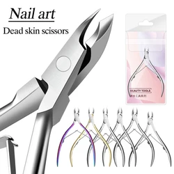 Pinzas profesionales para cutículas, cortador de piel de uñas para manicura de Vietnam, alicates para pedicura, tijeras para uñas en acero de alta calidad