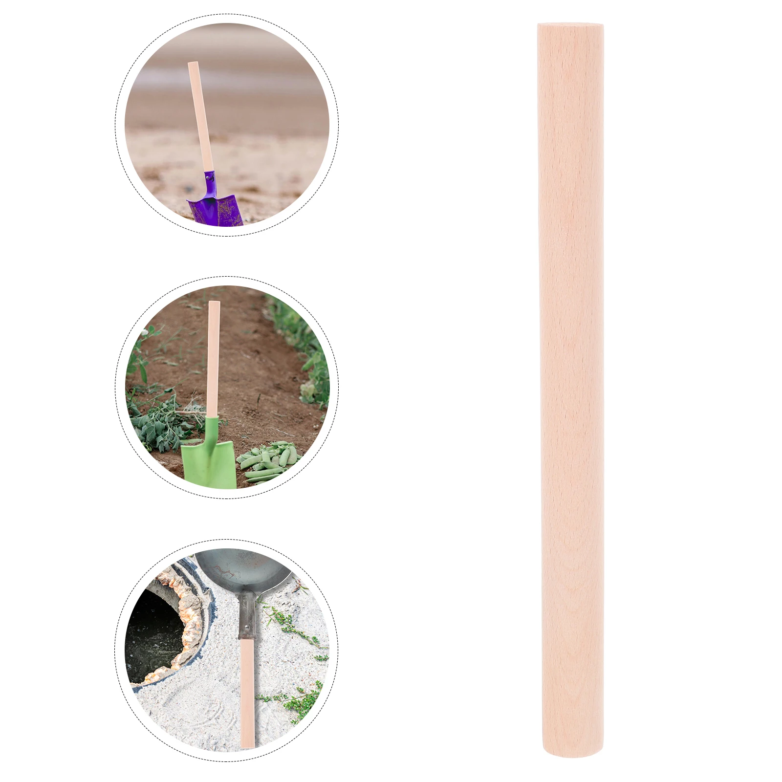 

Long Scoop Grip For Scoop Ladle Replacement Wood Manure Spoon Replacement Handles Garden Hoe Wood Cleaning Spoon Durable Wooden