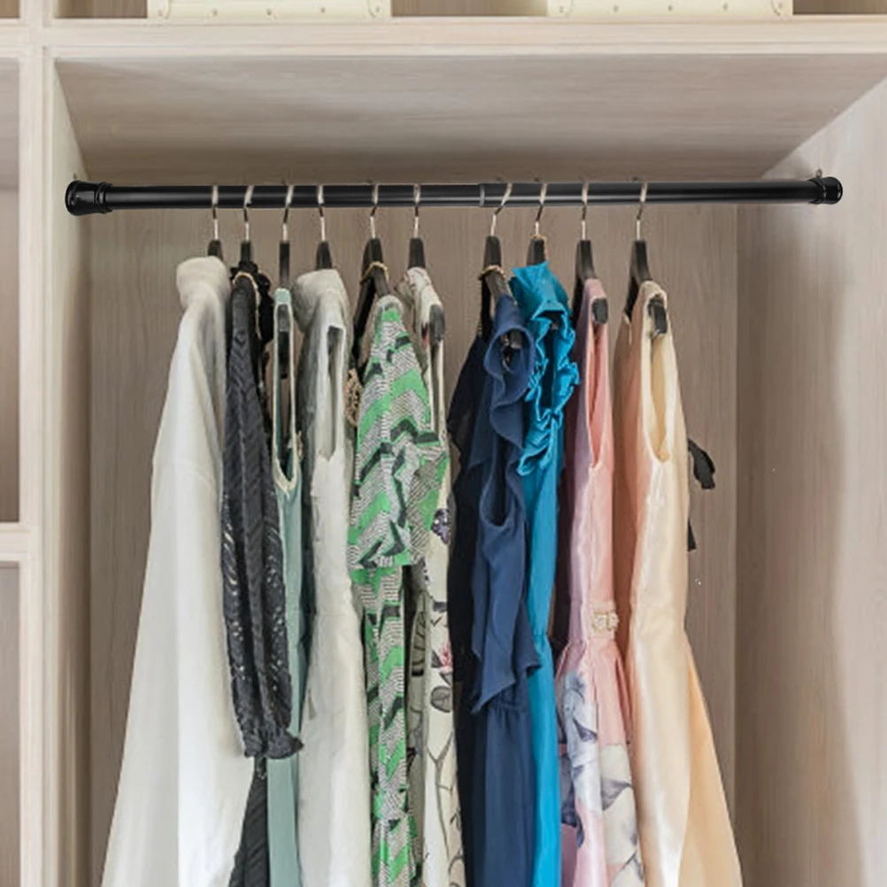 

Adjustable Telescopic Curtain Rod Strong Load-Bearing No Drill Installation for Home Bathroom Window Clothes Drying Pole