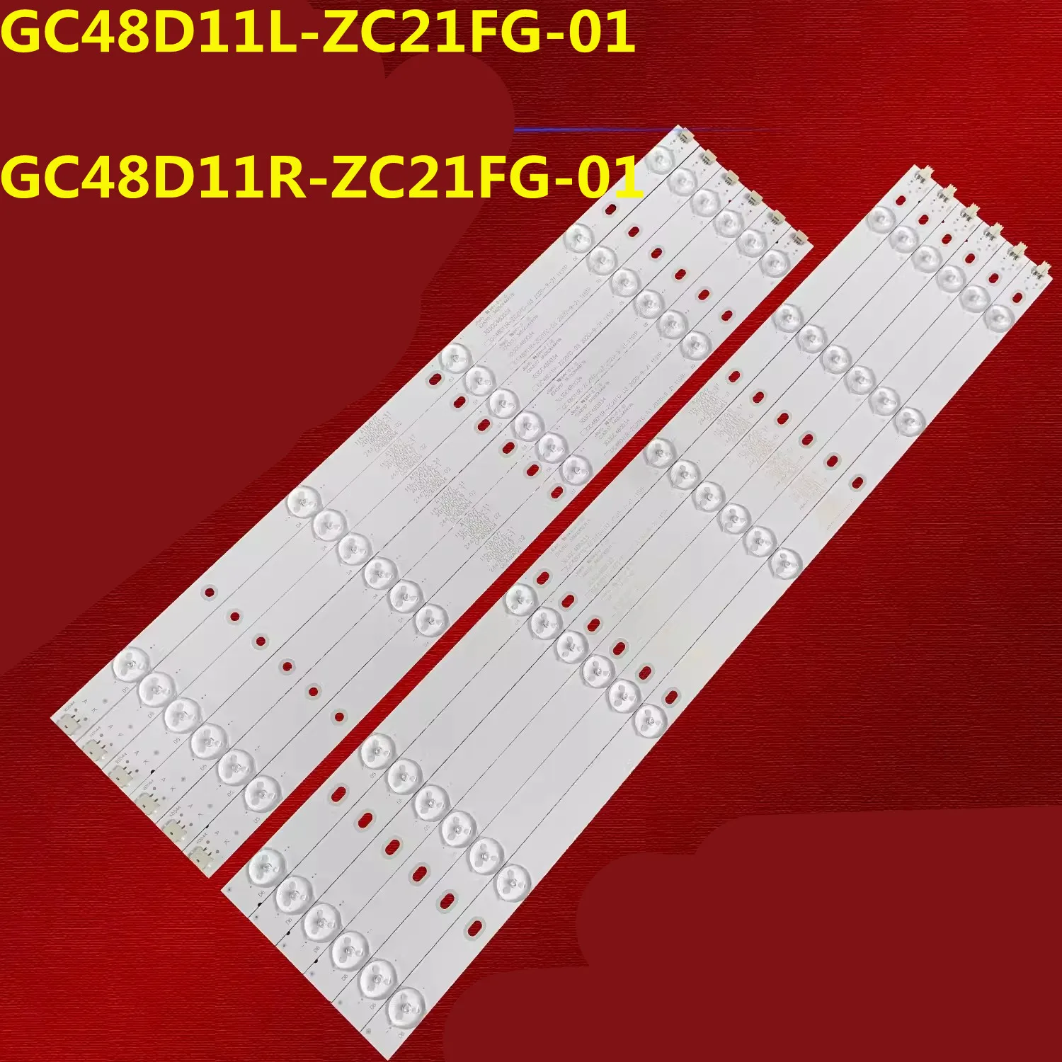 

LED Backlight Strip For GC48D11L-ZC21FG-01 GC48D11R-ZC21FG-01 AOC LD48E03M 48PFF3061/T3 48PFF3071/T3 48PFF5021/T3 48PFF5071/T3