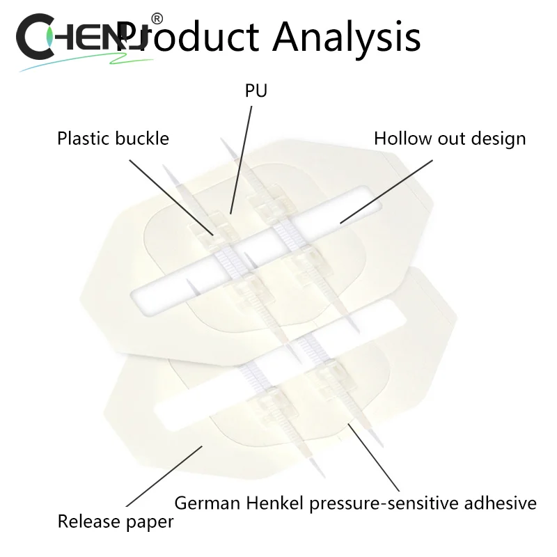 Zipper Tie Wound Closure Patch Zipper Band-Aid Wound Fast Suture Outdoor Portable Hemostatic Patch First Aid Tool