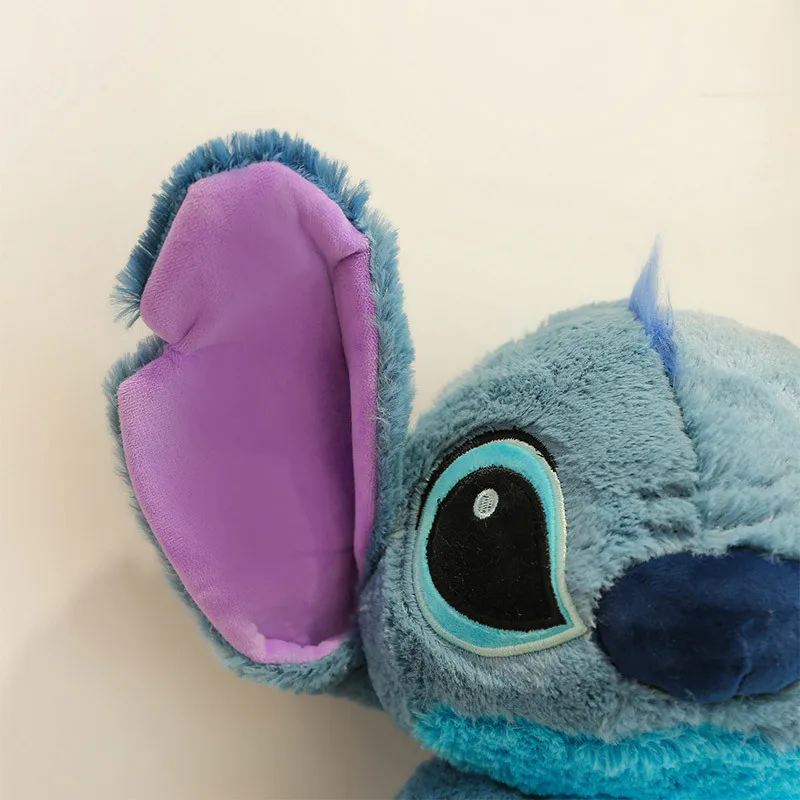 60cm Disney Stich Plüsch Spielzeug Puppe Anime Lilo & Stich Sitz stich Cartoon ausgestopfte Puppe Kinder tröstendes Kissen Kinder Geschenk