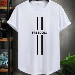 Freedom Heat Transfer Stickers Aesthetics Graphic Letter Fashion Appliques For Clothing Fashion Iron On Patches For Clothes