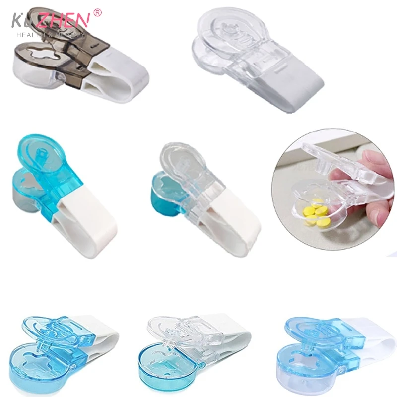 1pcs New Portable Pill Taker Anti Pollution Artifact Medication Dispenser Pill Taker Cup Organizer for Vitamins Pill Popper