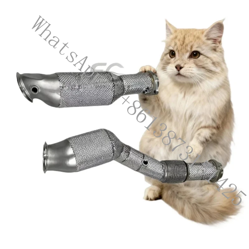 

High-quality pipe M3 G80 S58 2020+ downpipe exhaust, stainless steel engine light is not on