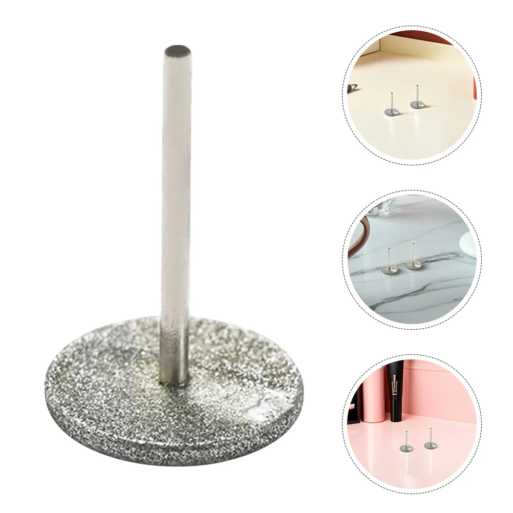 2 قطعة العناية بالأظافر الرملي أقراص 20 مللي متر المعالجة المسبقة المستديرة ل مانيكير باديكير مزيل الجلد الميت الملحقات الكهربائية مسمار الحفر #1