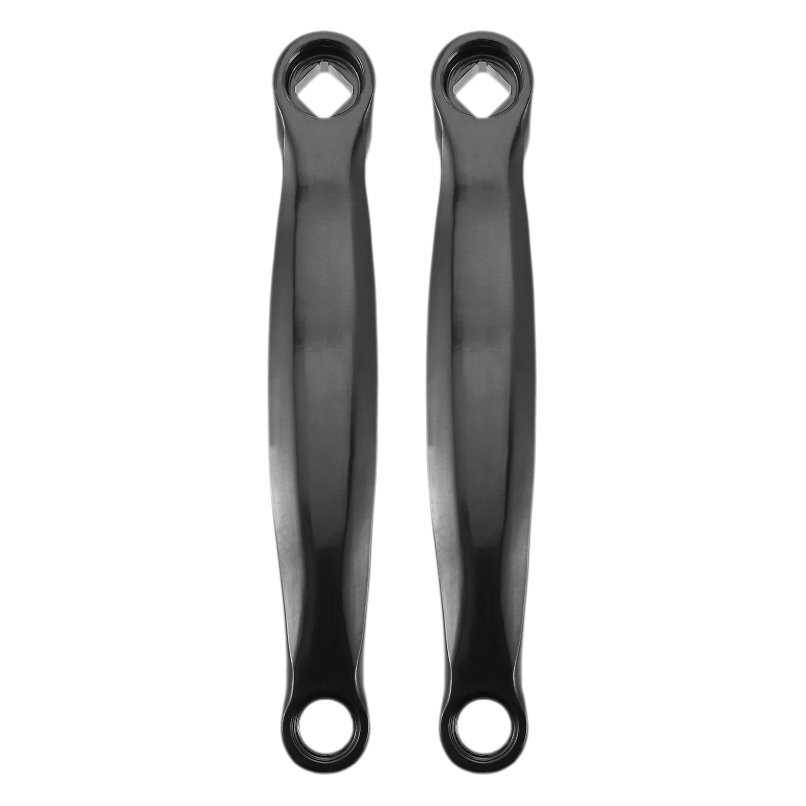 1/2 Pcs Left 170mm Bicycle Crank Arm Crank Arm Set Black Aluminium Alloy for Cruiser Cyclotrons Bike Electric Bike Folding Bike