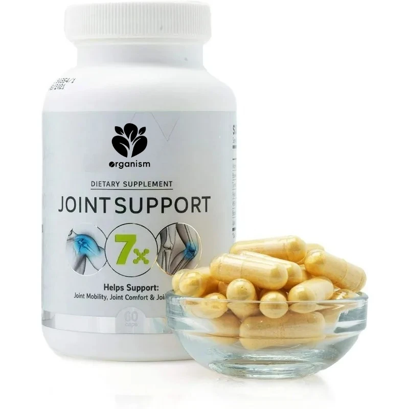

Joint support supplement - for joint, bone health, and muscle support - containing turmeric, collagen, and vitamin C