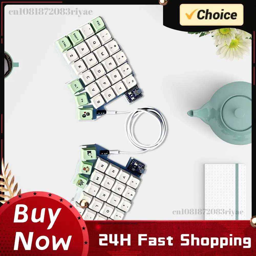 

Раздельная проводная эргономичная клавиатура с возможностью горячей замены, программируемая, поддержка QMK/VIAL, для левой и правой руки, для ПК