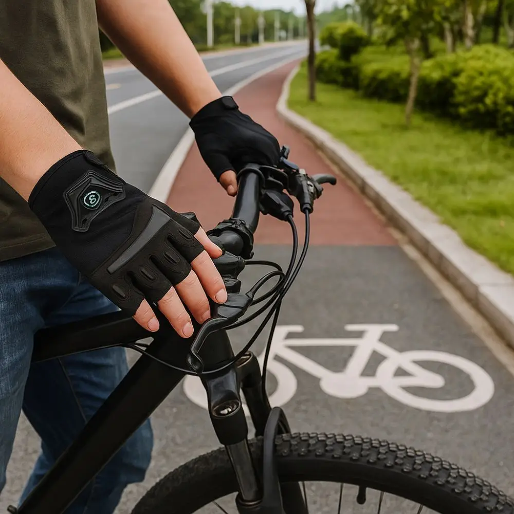 

Secure Anti Slip Motorcycle Gloves Breathable Wear-Resistant Outdoor Sports Gloves Adjustable Cycling Gloves Mountain Bike