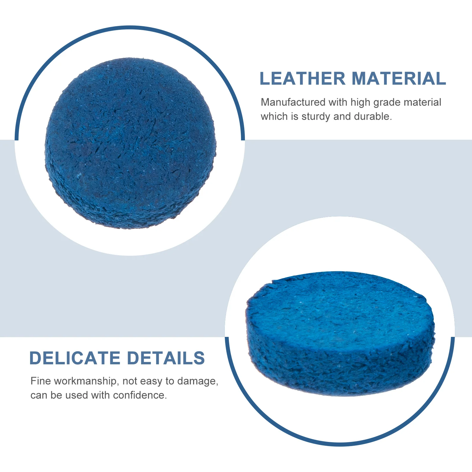 

Pool Billiards Skin Head Snooker Cue Screw on Tip Storage Table Sticks Tips Slip-on