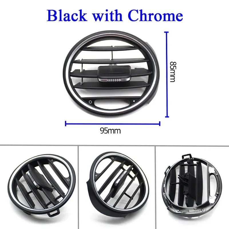 Front Center Air Vent Grille Outlet Panel Left Right AC Vent Cover For Porsche Boxster Cayman 987 2006 2007 2008 2009 2010 2011