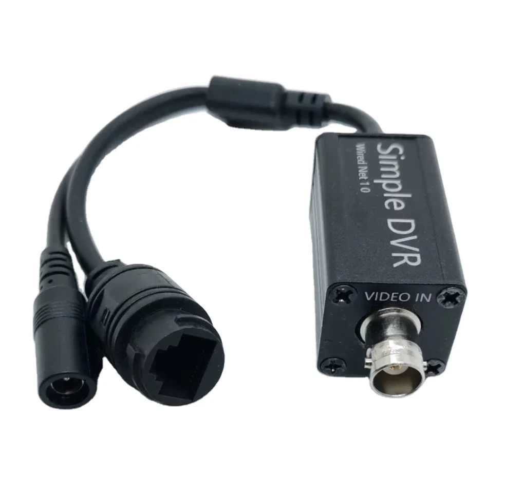 

AHD to IPC Converter 720P/1080P AHD/TVI/CVI PAL/NTSC to IP Networking Wired Converter BNC to RJ45 Output Adapter