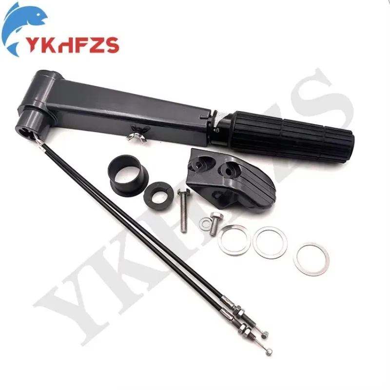 

Ручка, рулевое управление для подвесного двигателя Yamaha, 2-тактный, 9,9/15 л.с. 6B4-42111-00-4D, запасные части для подвесного двигателя